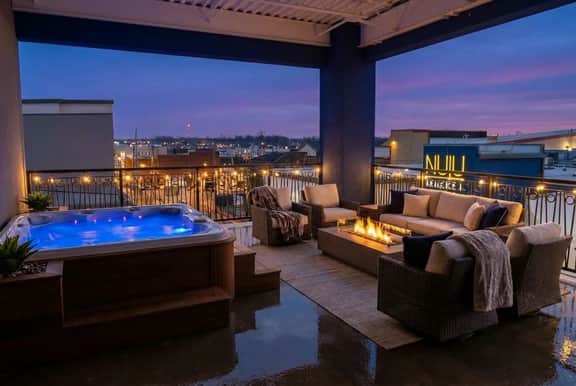 Luxe NuLu Penthouse | Hot Tub Pool Table - Image 2